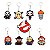 Chaveiros de Borracha Geek Turma do Terror - Imagem 1