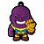 Chaveiro de Borracha Thanos - Imagem 2