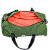 Duffel 40L - Verde e laranja - Imagem 2