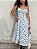 Vestido acinturado com amarração Talita - Imagem 7