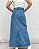 Saia Jeans Midi sem fenda - Imagem 4