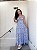 Vestido acinturado com amarração Talita longo flores #combo - Imagem 1