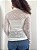 Blusa em renda texturizada manga longa - Imagem 4
