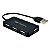 Hub USB 2.0 4 portas C3Tech HU-220BK - Imagem 1