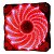 Cooler para gabinete oex F20 vermelho (48.7226) - Imagem 2