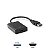 Cabo adaptador USB 2.0 x HDMI-F Plus Cable ADP-USBHDMI10BK - Imagem 1