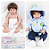 Bebê Reborn Menino Laura Baby - Dino Adam Corpo 100% Vinil - Imagem 5