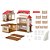 Sylvanian Families Casa Telhado Vermelho Com Luzes 5302 - Imagem 4