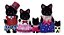 Sylvanian Families Família Dos Gatos Meia-Noite 5530 - Imagem 2