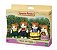 Sylvanian Families Bonecos Família Dos Gatos Castanhos Epoch 5290 - Imagem 1