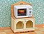 Sylvanian Families Conjunto Microondas E Gabinete Epoch 5443 - Imagem 3