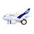 Avião de Brinquedo com Luz, Som e Fricção 1:20 - 20 cm - Imagem 2