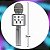 Microfone Karaoke Bluetooth PRATA ZOOP - Imagem 3