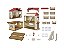 Epoch Casa Sylvanian Families Telhado Vermelho Com Luzes Cor Marrom-claro - Imagem 2