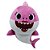 Pelúcia Musical Baby Shark Rosa - 30 cm - Imagem 1