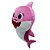 Pelúcia Musical Baby Shark Rosa - 30 cm - Imagem 2