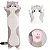 Pelucia Gato Salsicha Cushion Cinza 70cm - Fun - Imagem 1