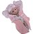 Bebe Reborn Mini Menina - Isabelly Corpo 100% Vinil - Imagem 2