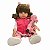 Bebe Reborn Menina Girafinha Valentina 45 cm - Corpo 100% Vinil - Imagem 5