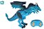 Dragão Azul Controle Remoto Solta Fumaça C/ Luz Som - Polibrinq - Imagem 4