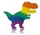 Fidget Toy Pop It Gigante Dinossauro Arco Iris - 35 cm Yes Toys - Imagem 3