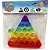 Fidget Toy Pop It Triângulo Arco Iris - 13 cm Yes Toys - Imagem 2
