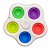 Fidget Toy Spinner Pop it Anti Estresse com 5 Círculos - DM Toys - Imagem 3