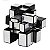 Cubo Mágico 3x3 - Espelhado Prateado Profissional - Imagem 2