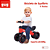 Bicicleta sem Pedal  De Equilíbrio Infantil 4 Rodas Vermelha - Imagem 1