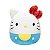 Pelucia Squishmallow Sanrio Hello Kitty Azul 30 cm 3204 - Imagem 1