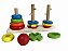 Brinquedo de Encaixar Empilha Argolas Montessori - Imagem 2