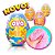 Slime Ovo Mix - com Bolinhas Foam Amarelo Gelelé - Imagem 2