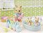 Sylvanian Families Hora do Banho dos Trigemeos Coelho 5707 - Imagem 4
