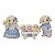 Sylvanian Families Família dos Coelhos Floral 5735 - Imagem 2
