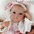 Boneca Bebê Reborn - Bella 45 cm Corpo 100% Vinil 1806 * - Imagem 7
