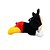 Chaveiro Pelucia Disney MICKEY 12 cm F1693 - Imagem 4