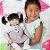 Bebe Reborn Boneca Adora Doll Menina Silver Fox Corpo de Pano 21872 - Imagem 2