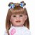 Bebe Reborn Boneca Adora Doll Menina Candy Corpo de Pano 24090 - Imagem 2
