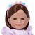 Bebe Reborn Boneca Adora Doll Menina Summer Flamingo Corpo de Pano 24093 - Imagem 2
