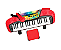 Piano Teclado Infantil Musical com Microfone e Banco - Imagem 3