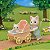 Sylvanian Families Conjunto Carrinho de Bebê Gato Primavera - Imagem 2