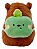 Pelucia de Capivara com Mochila Verde 20 cm - Imagem 3