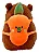 Pelucia de Capivara com Mochila Cenoura 20 cm - Imagem 4