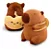 Pelucia de Capivara com Mochila Banana 20 cm - Imagem 2