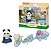 Sylvanian Families Conjunto Bicicleta Patins Menina Panda 5652 - Imagem 1