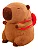 Pelucia de Capivara com Mochila Maça 30 cm - Imagem 2