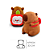 Pelucia de Capivara com Mochila Maça 30 cm - Imagem 6