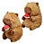 Pelucia de Capivara com Fruta 30 cm - Imagem 3