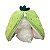 Coelho Cenoura Verde de Pelúcia 20 cm 2 em 1 - Páscoa * - Imagem 2