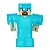 FIGURA ELÁSTICA GOO JIT ZU MINECRAFT - STEVE 12 cm SUNNY 4402 - Imagem 2